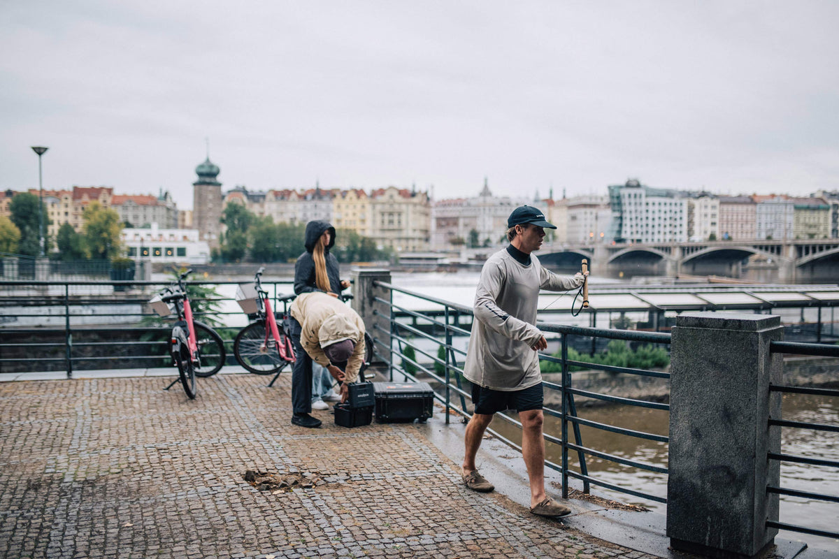 Mystic Boarding L/S Rashvest aan het water