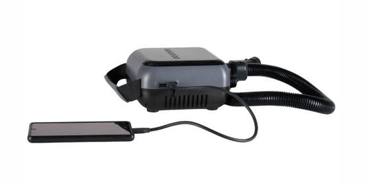 STX Electric Pump With Battery 20 PSI - slang en aansluiting