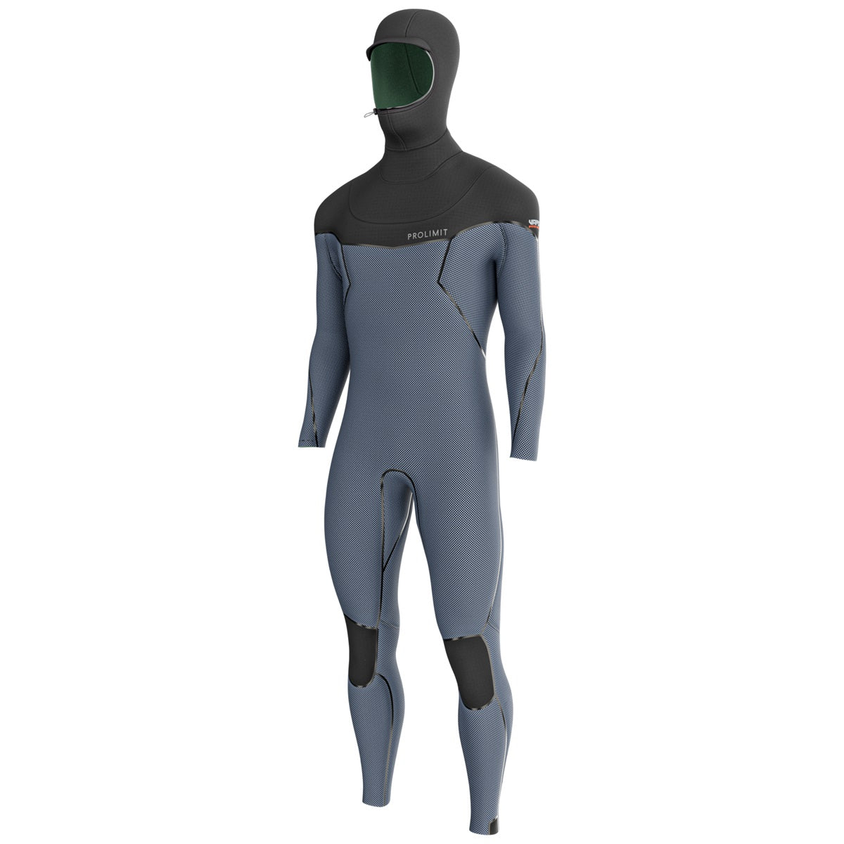 Prolimit Vapor Steamer C-zip 6/4 Hooded - Black/Blue