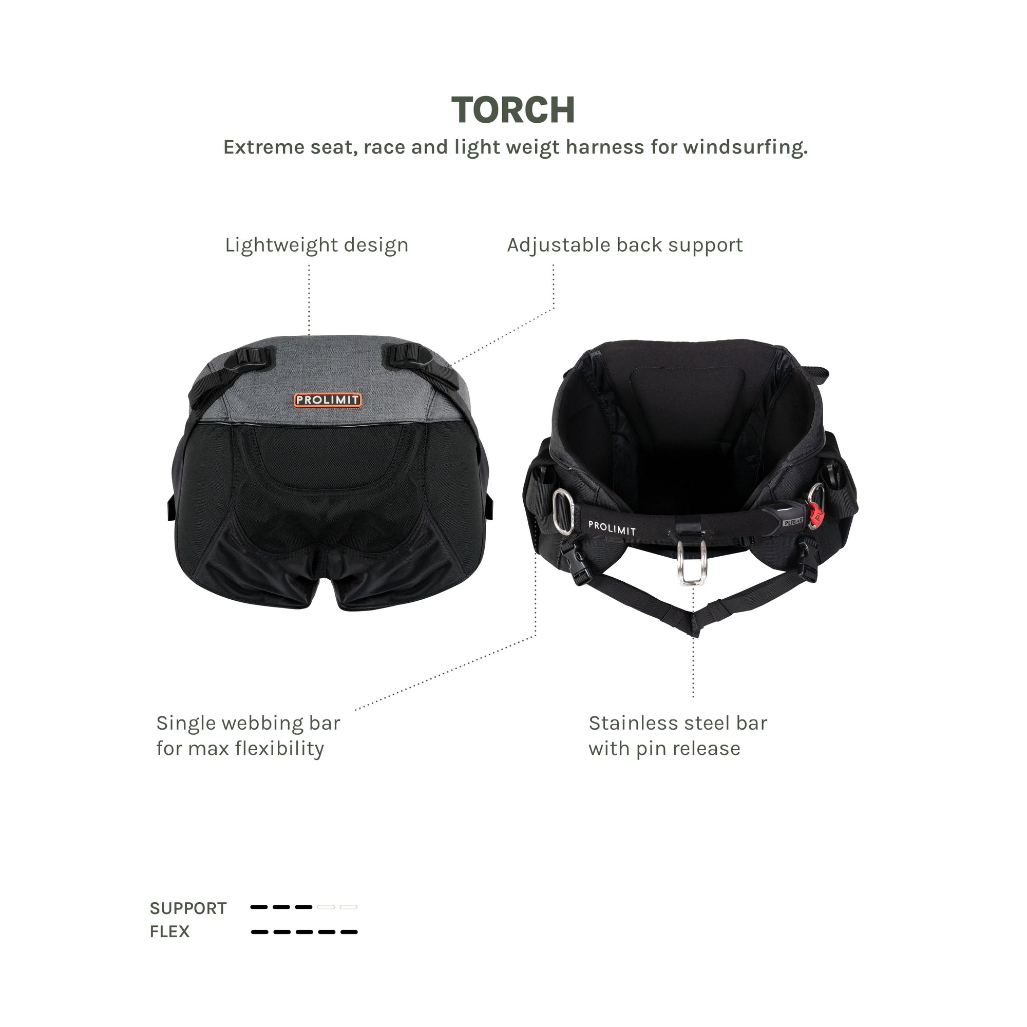 Torch Windsurf Seat Racing Harness