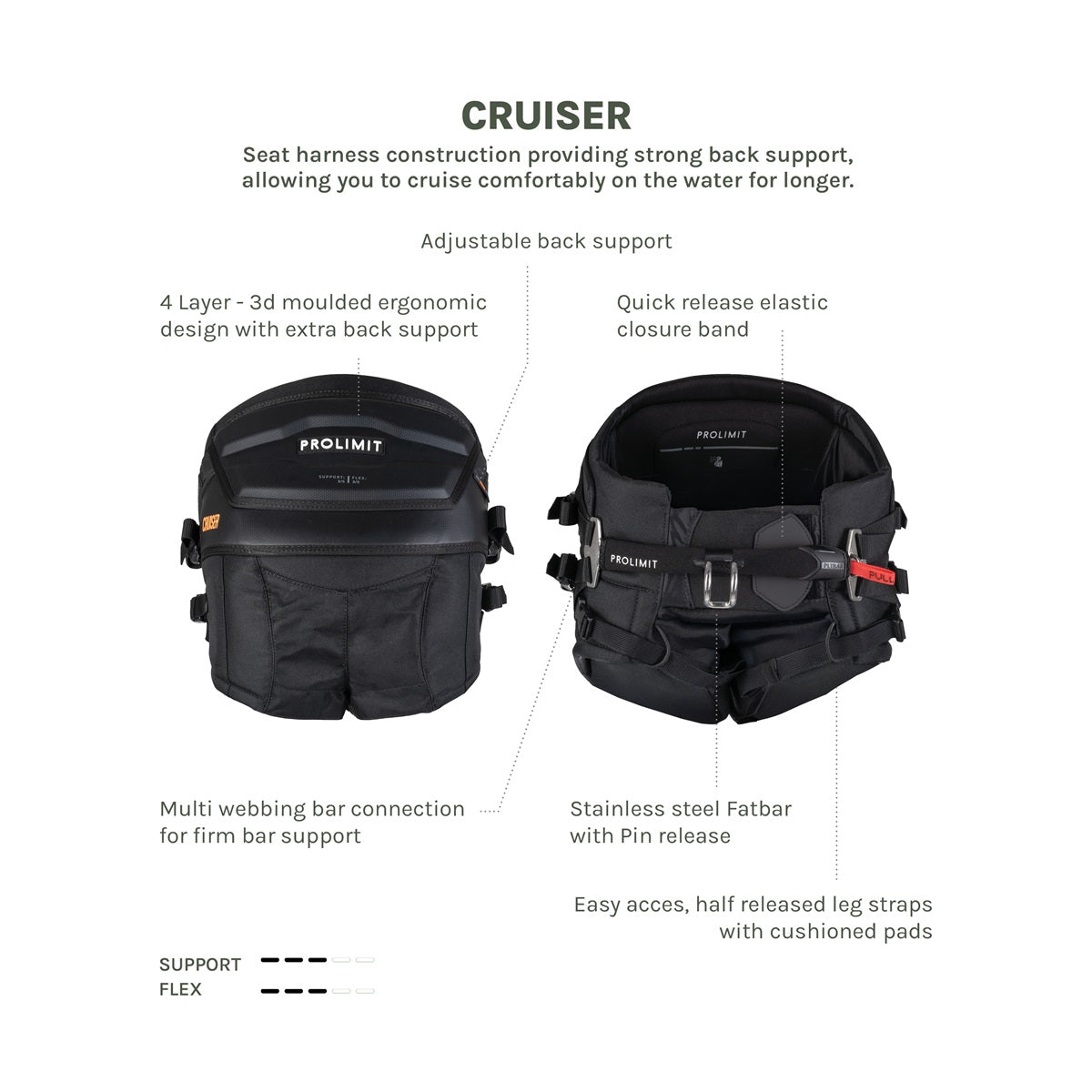 Cruiser Windsurf Seat Harness