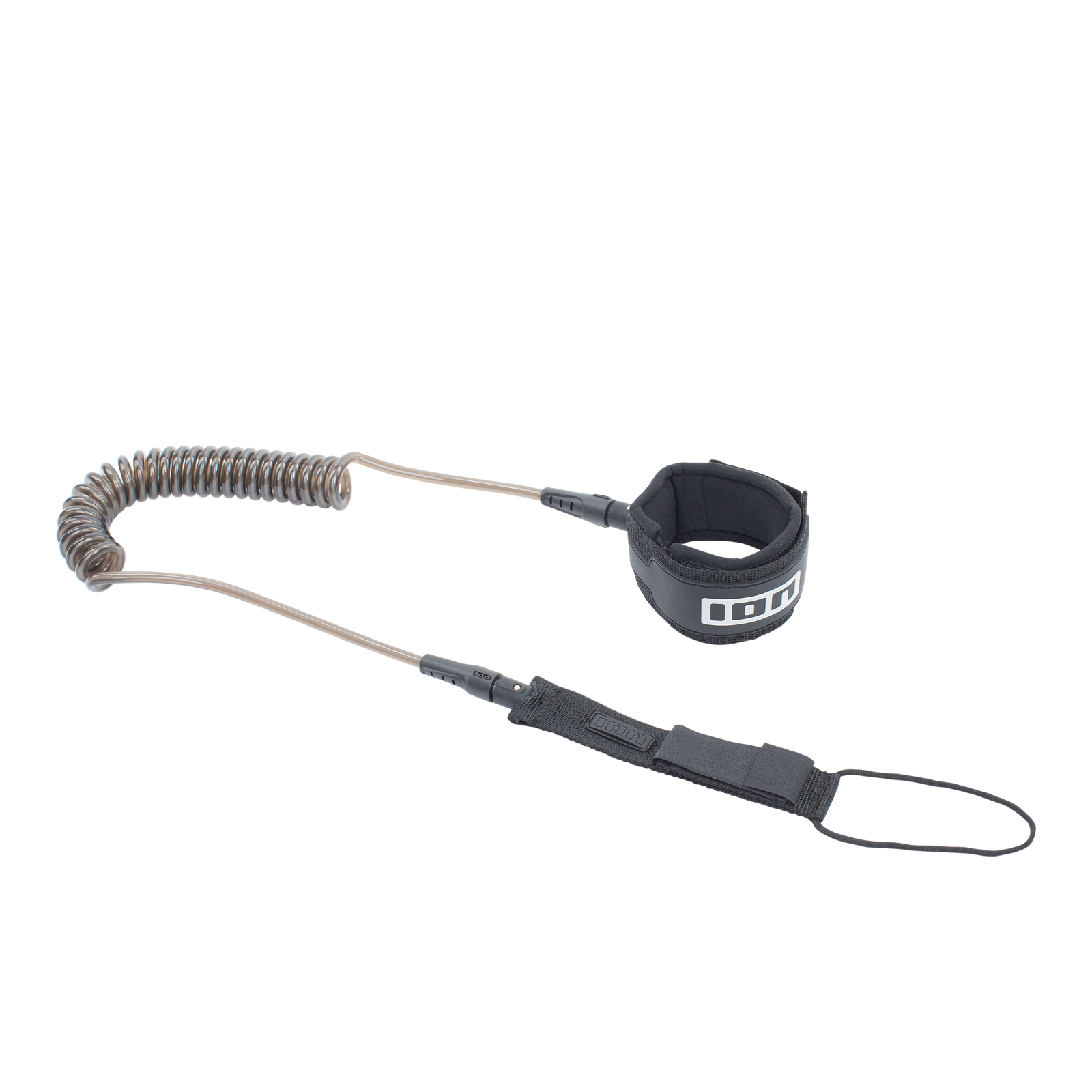 ION Wing / SUP Leash Core Coiled Ankle Black