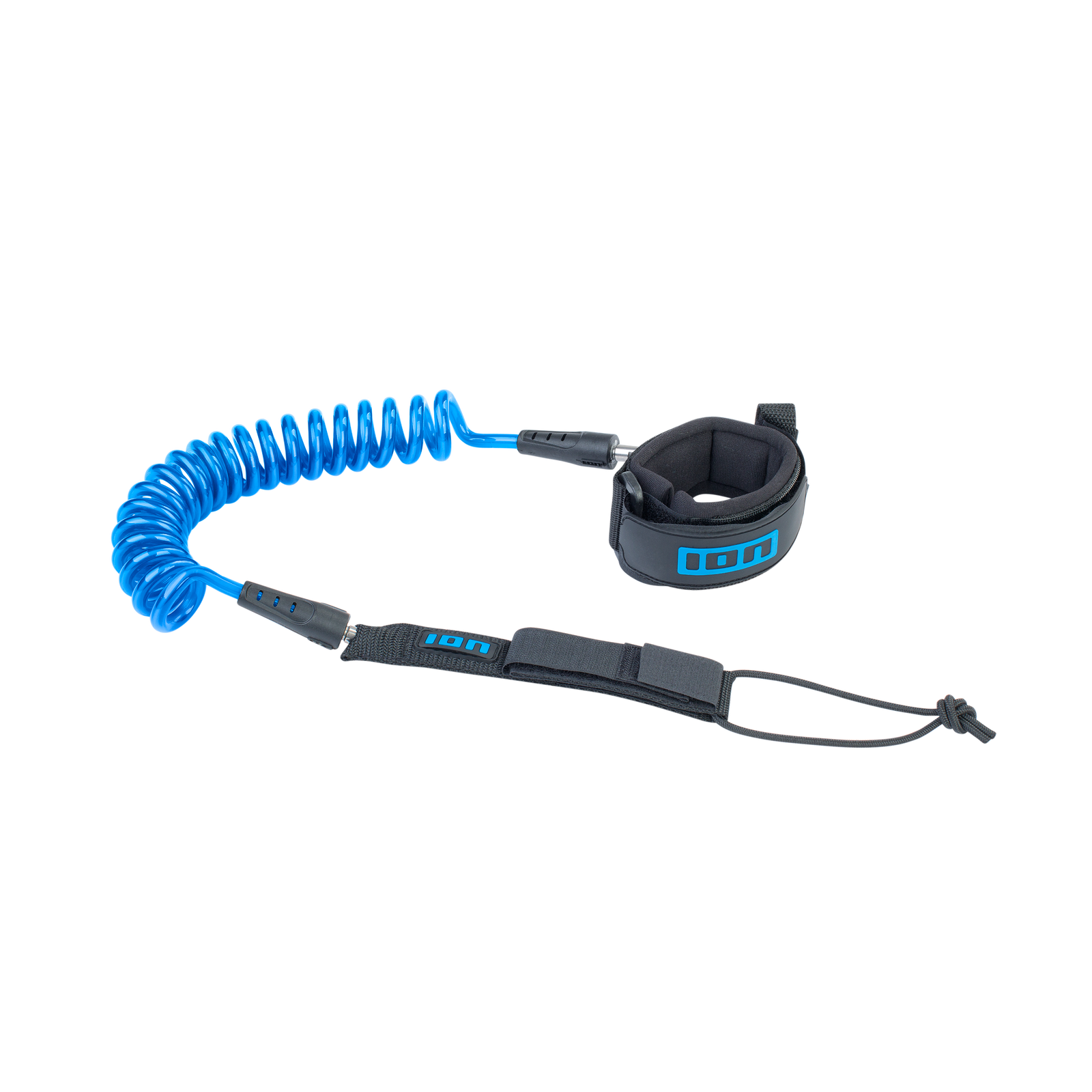 ION Wing Leash Core Coiled Wrist Blue