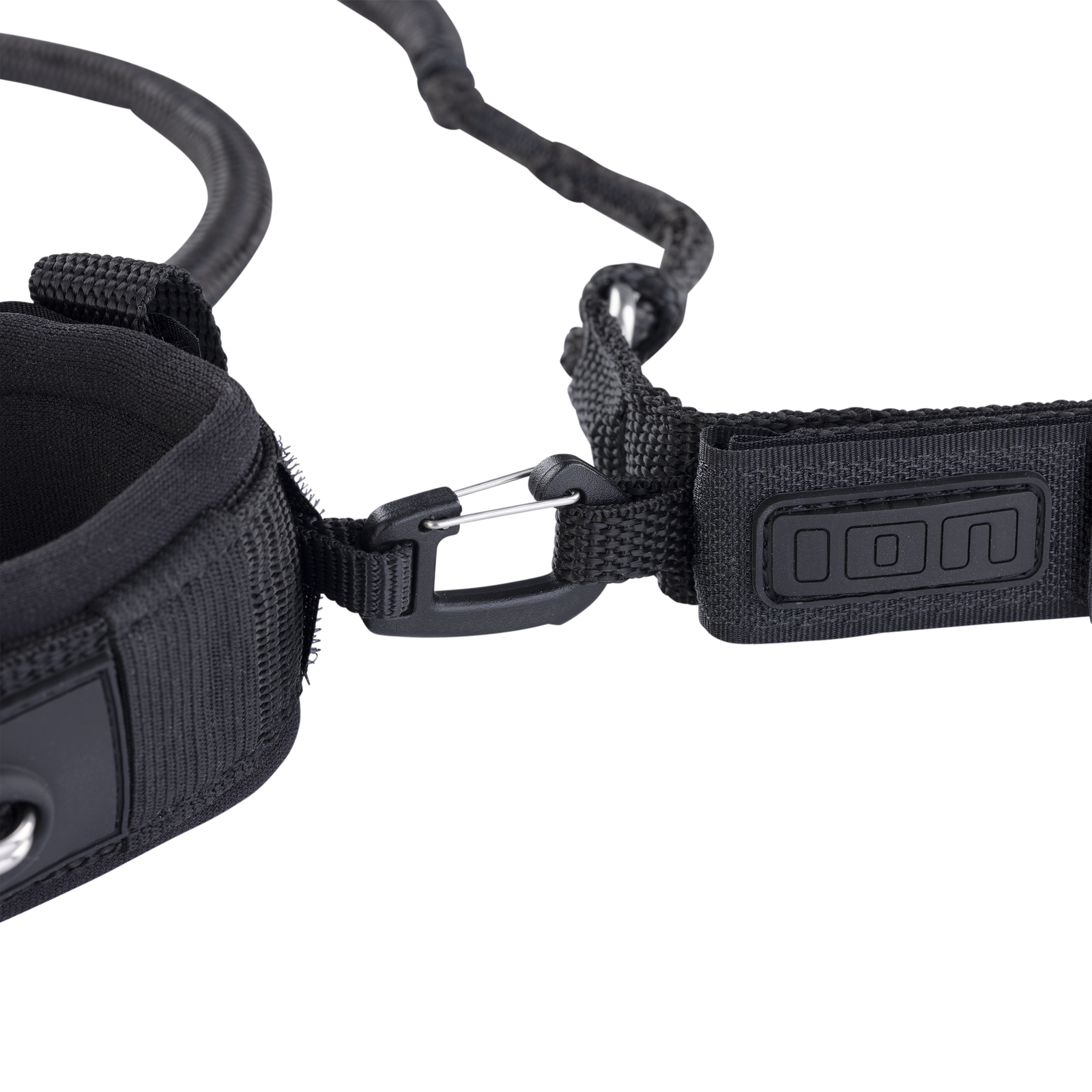 ION Wing Leash Core Wrist Black - detail manchet - GearFreak