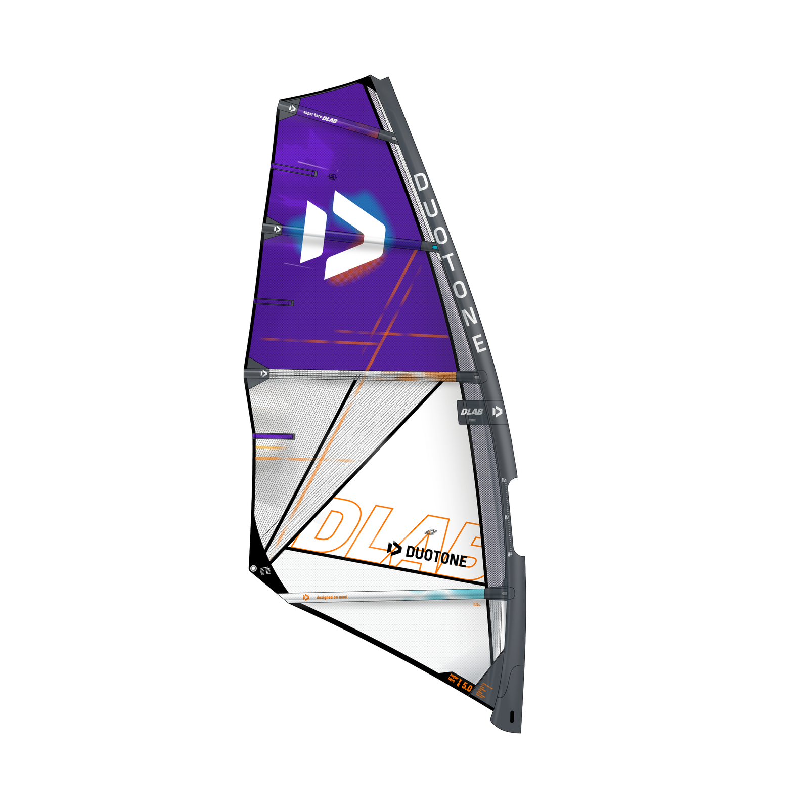 Duotone Super_Hero D/LAB 2026 wave zeil Violet/White
