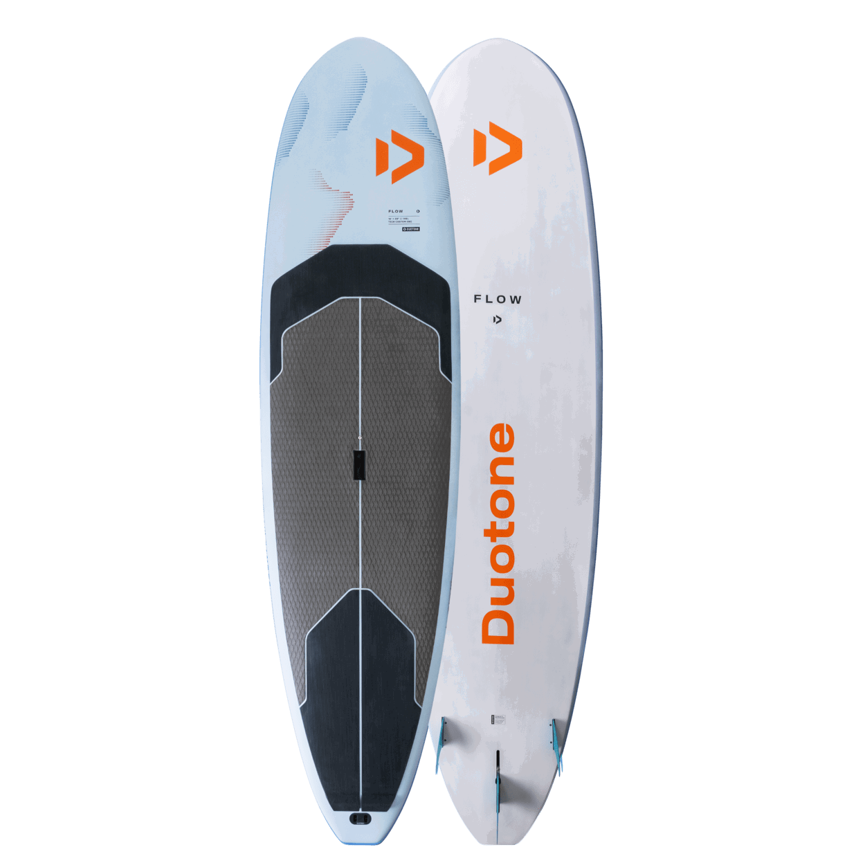 Duotone Flow SUP hardboard - top en bottom aanzicht