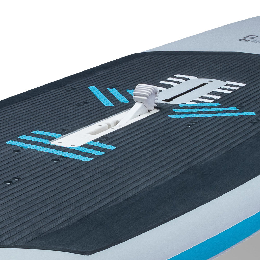 Stance markers op het dek van de Duotone Alfa HD