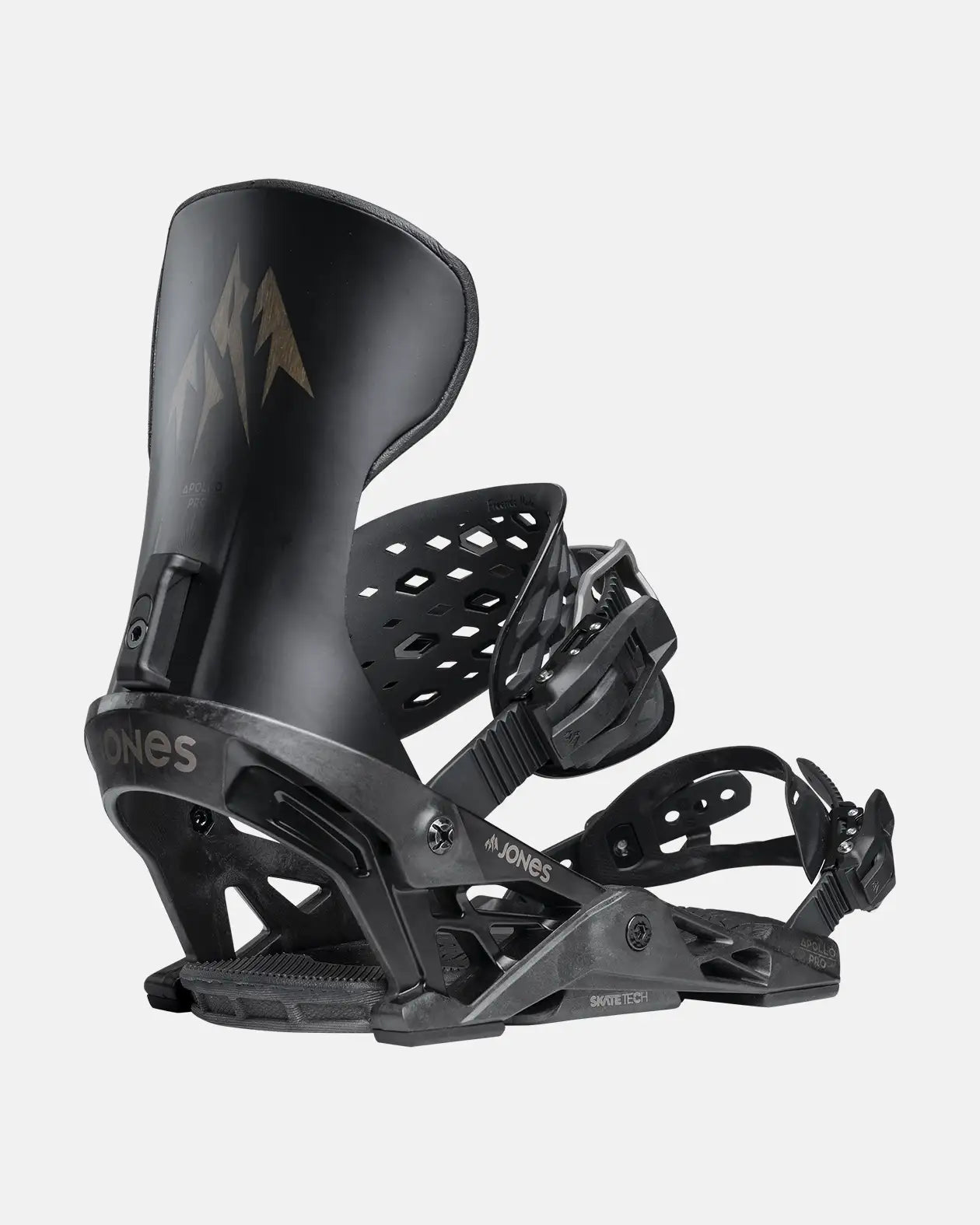 Jones Men's Apollo Pro Stealth Black, driekwart achteraanzicht
