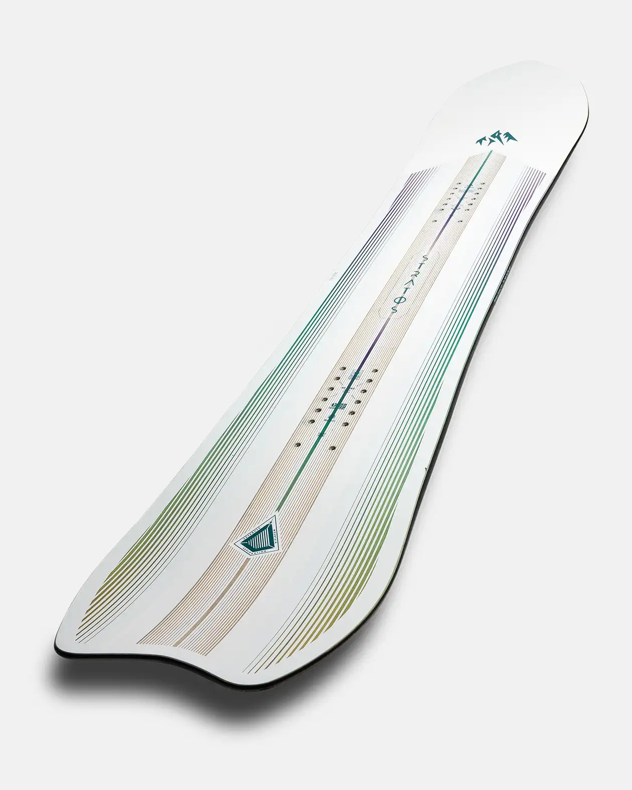 Jones Women's Stratos, topsheet schuin van bovenaf