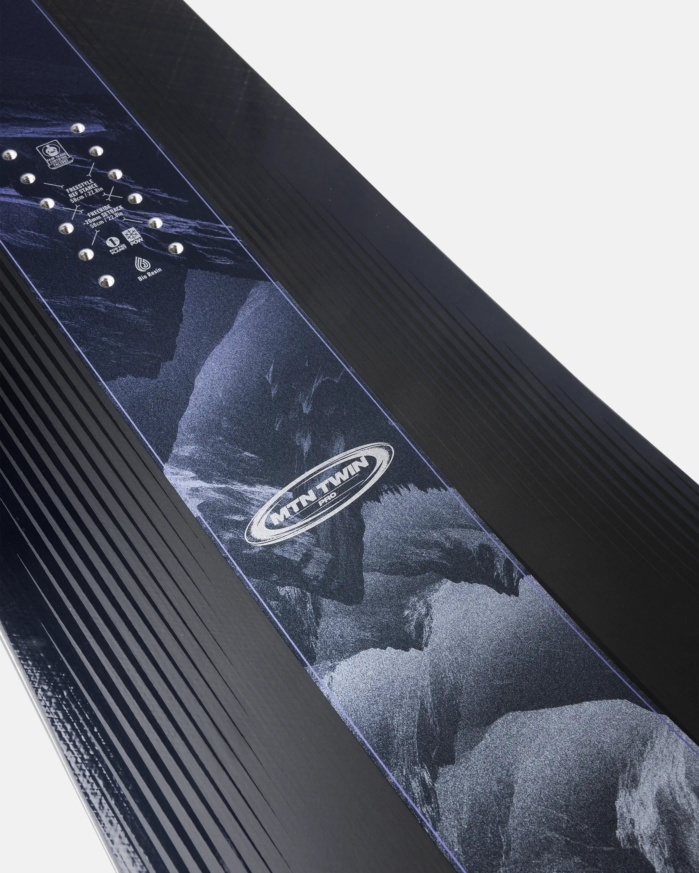 Jones Men's Mountain Twin Pro, close-up van de topsheetprint