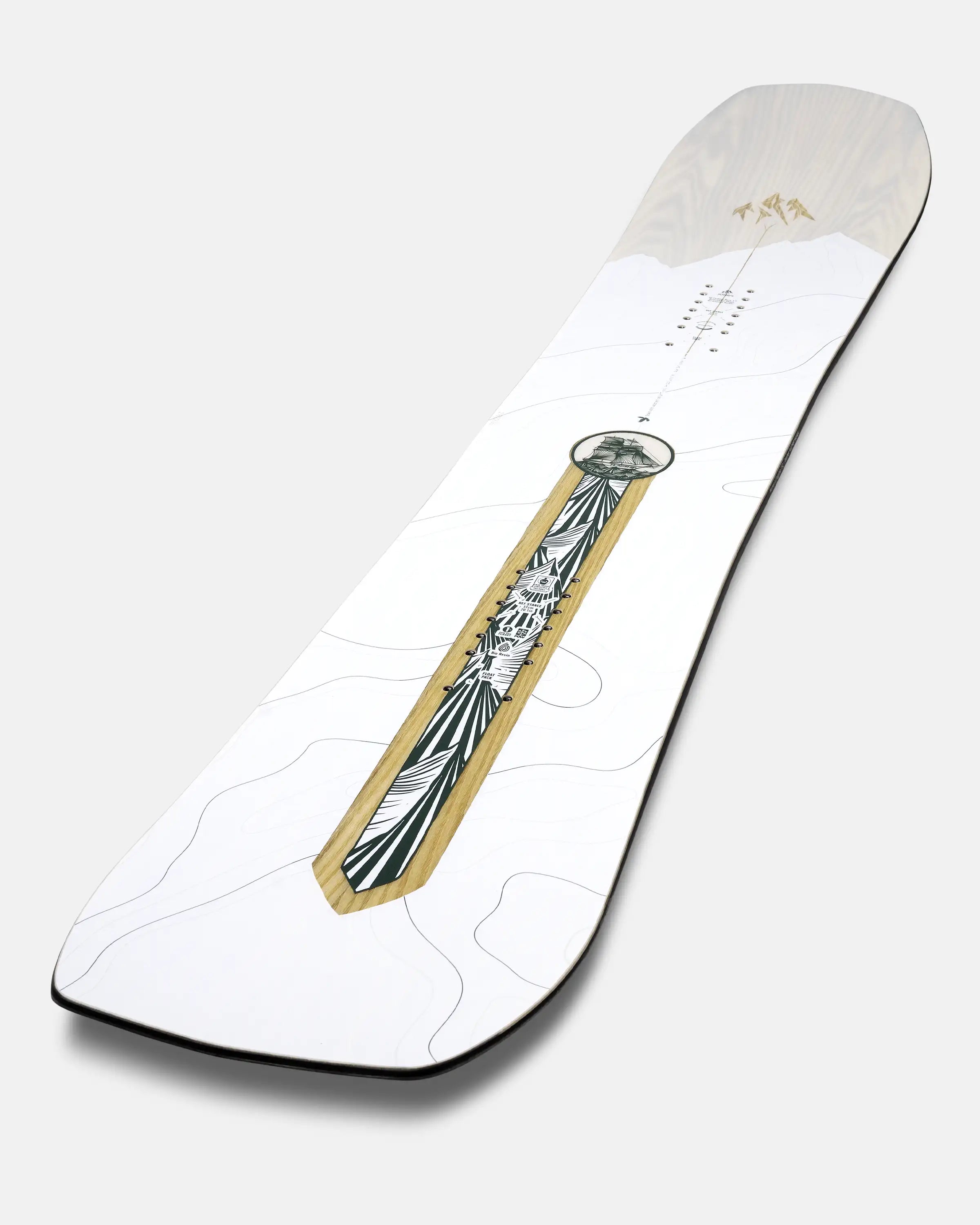 Jones Women's Flagship, topsheet schuin van bovenaf