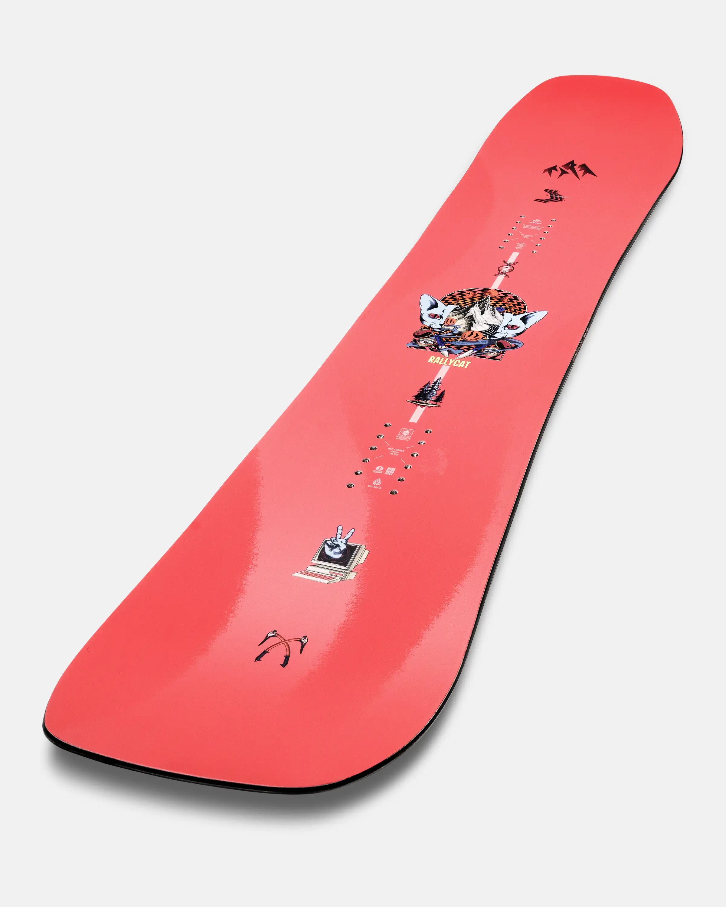 Jones Women's Rally Cat, topsheet schuin van bovenaf