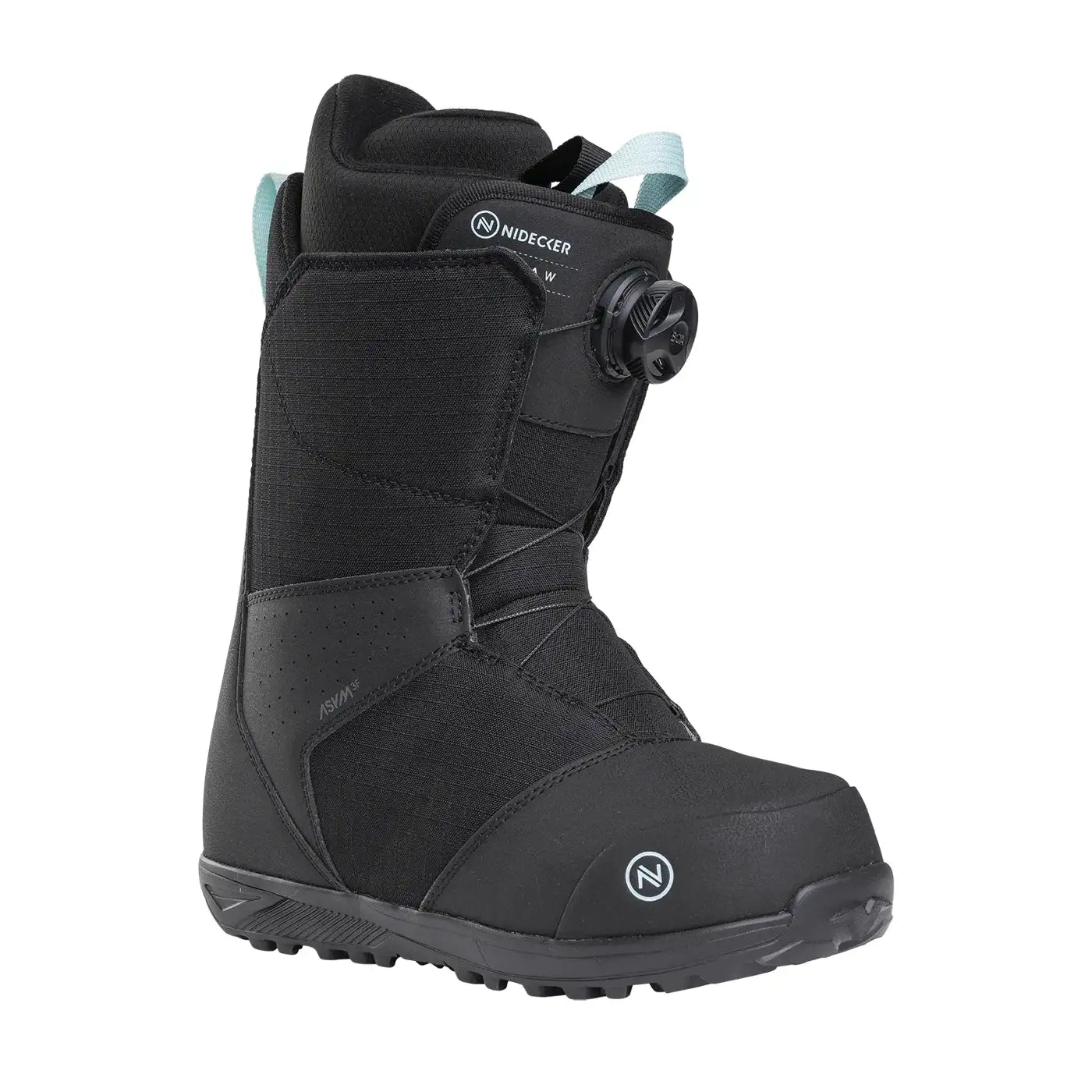 Nidecker Sierra dames Black, driekwart vooraanzicht