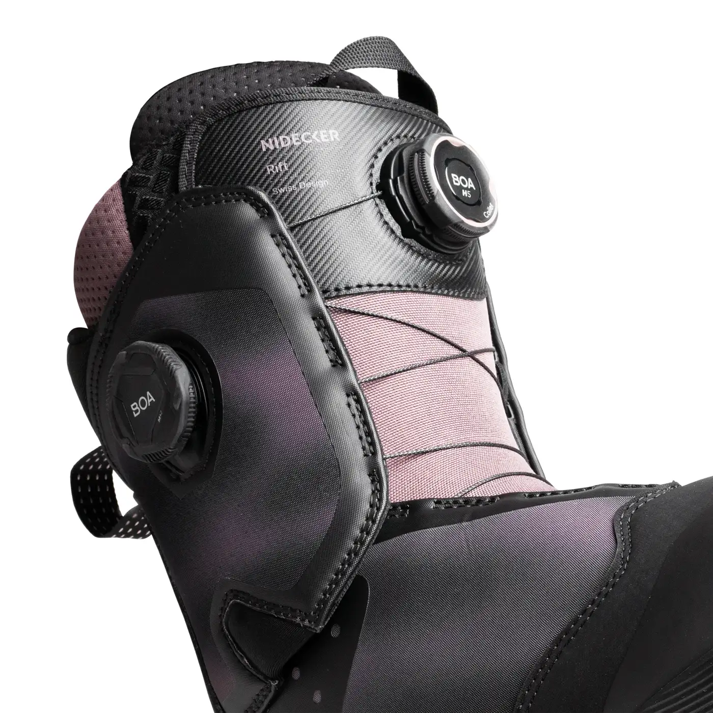 Nidecker Rift heren Ash, close-up van de schoen
