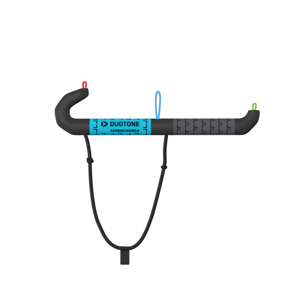 Ergonomische carbon handle van de Duotone Stash