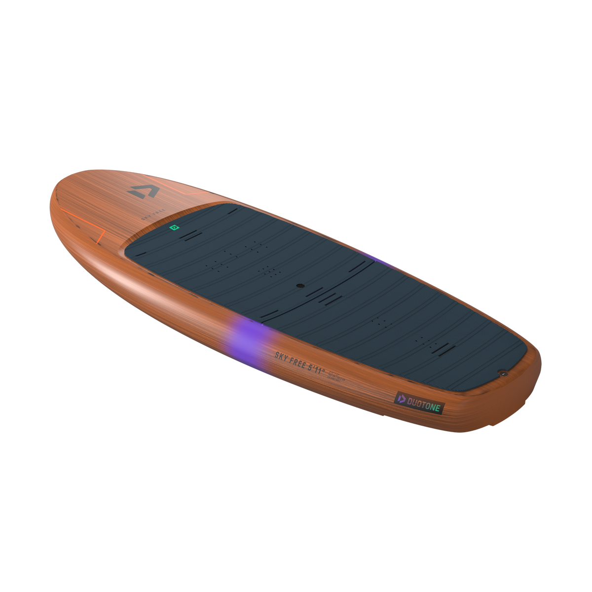 Duotone Sky Free 2026, dek en outline van het board