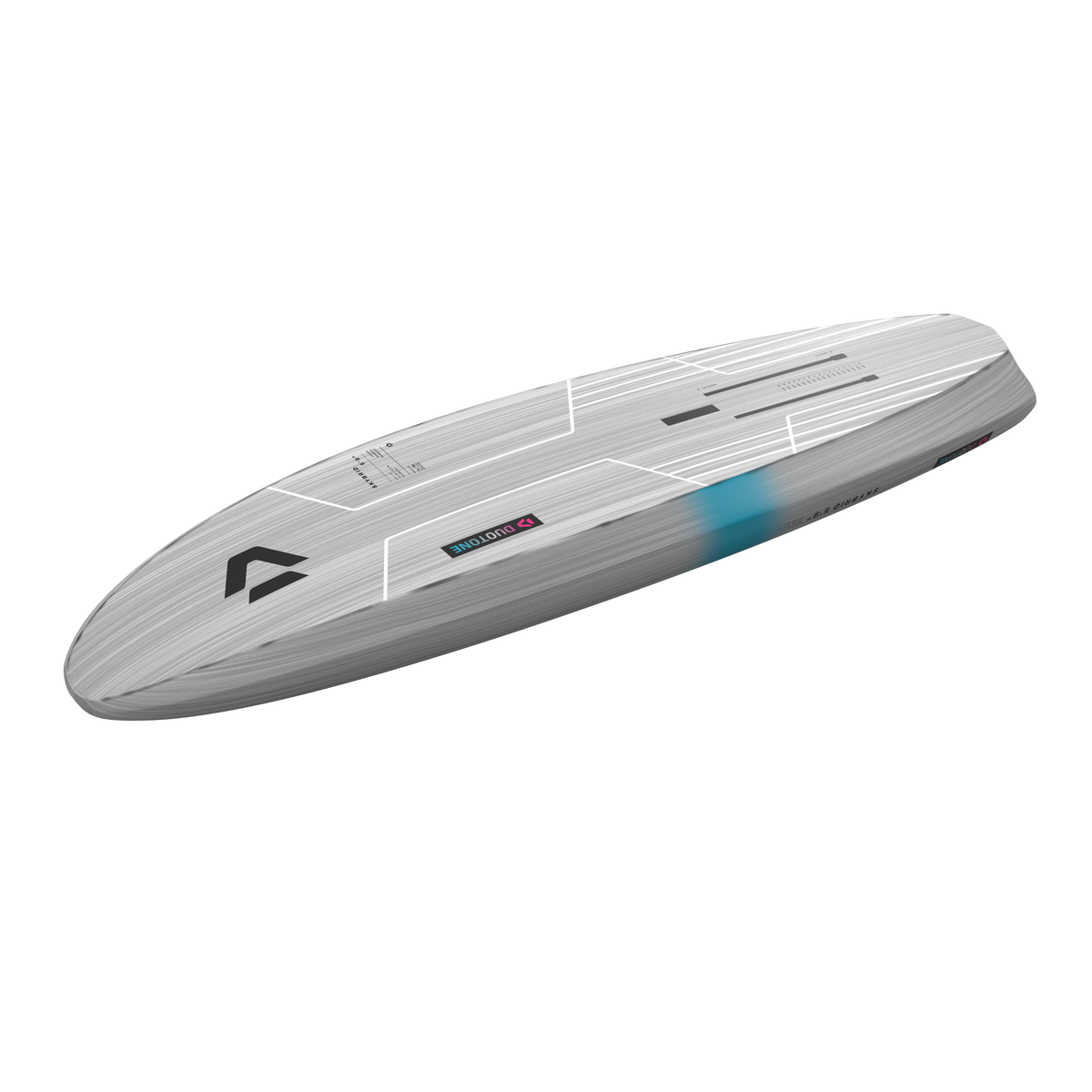 Onderkant van de Duotone Skybrid met carbon foiltracks