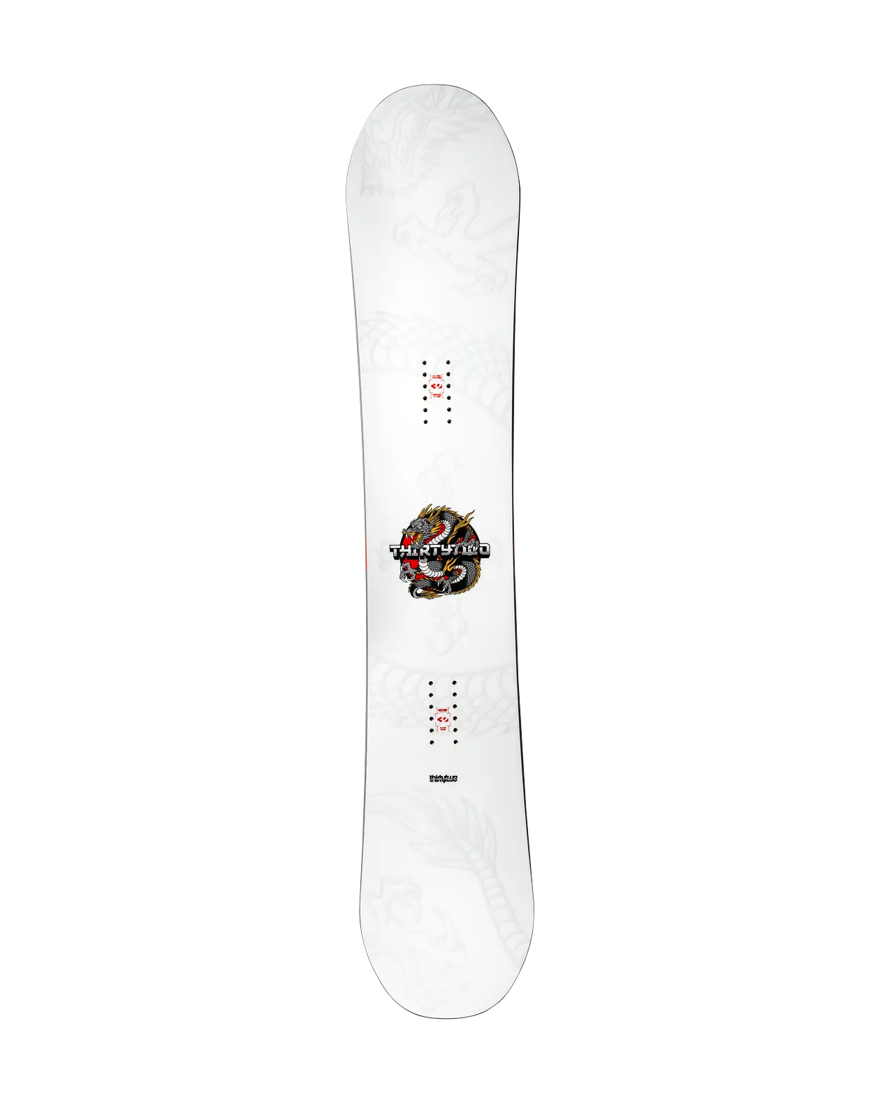 ThirtyTwo T32M Carbon wit-zwart, topsheet volledig