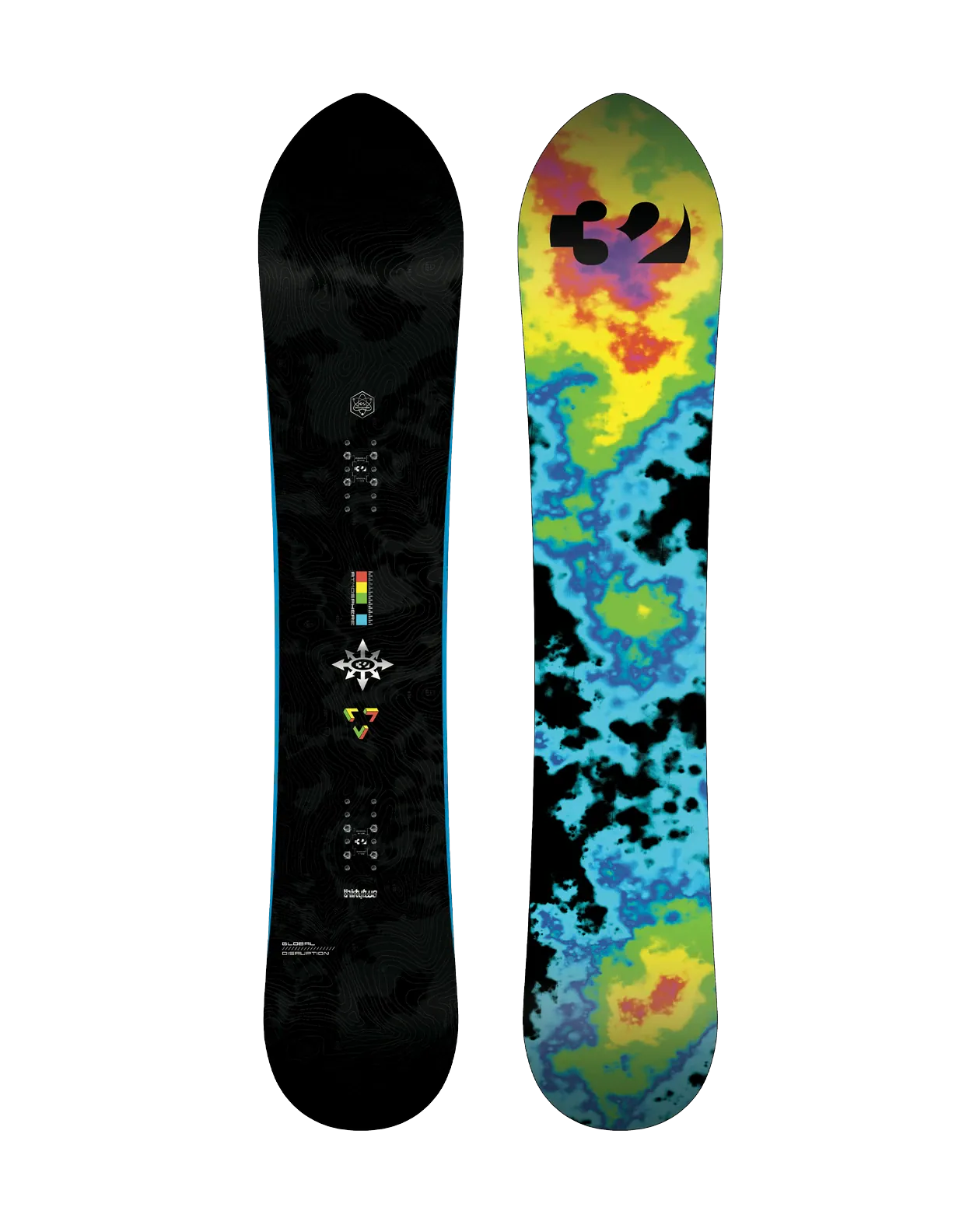 ThirtyTwo Atmosphere grijs-zwart, topsheet en base naast elkaar