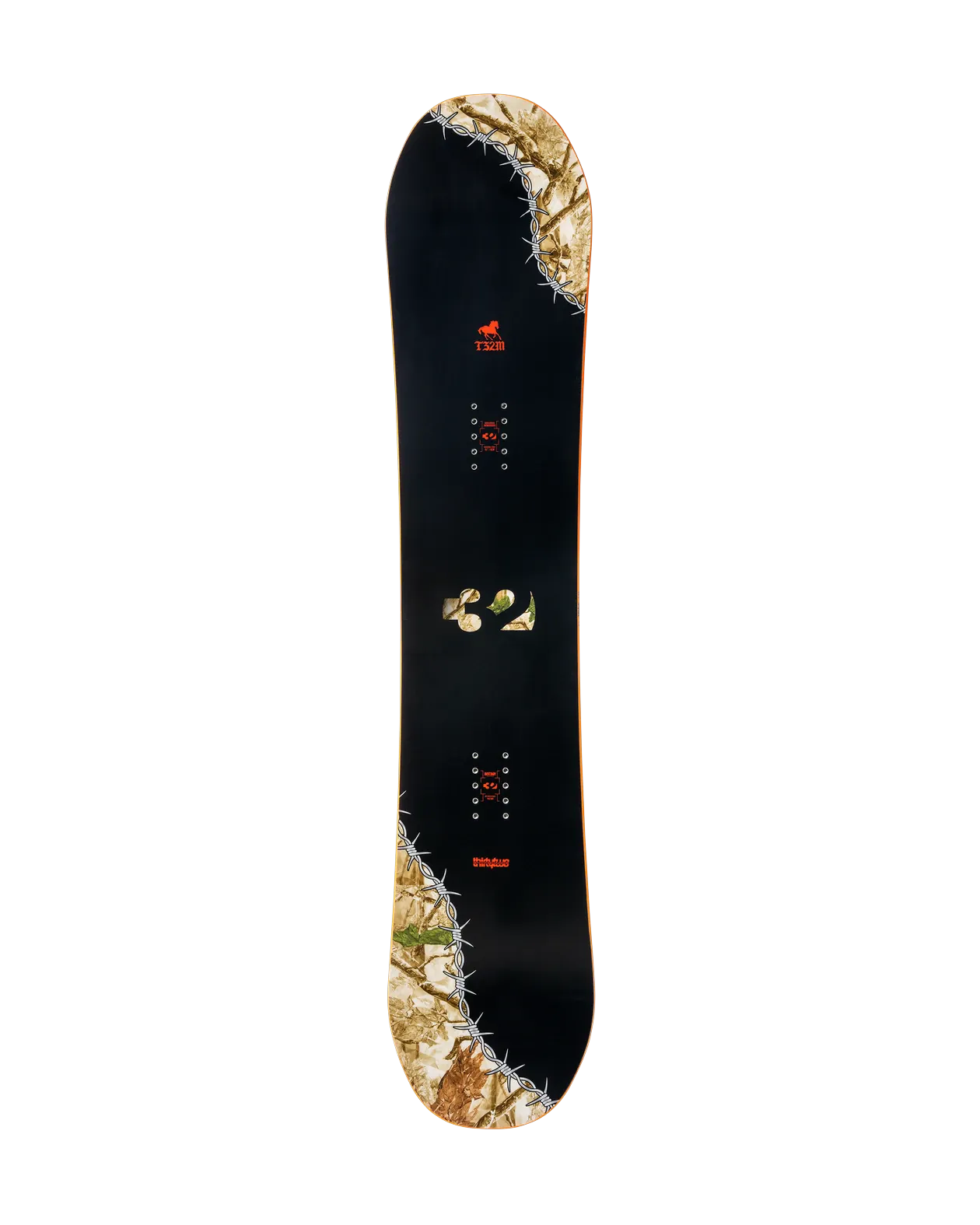 ThirtyTwo T32M Youth zwart-oranje, topsheet volledig