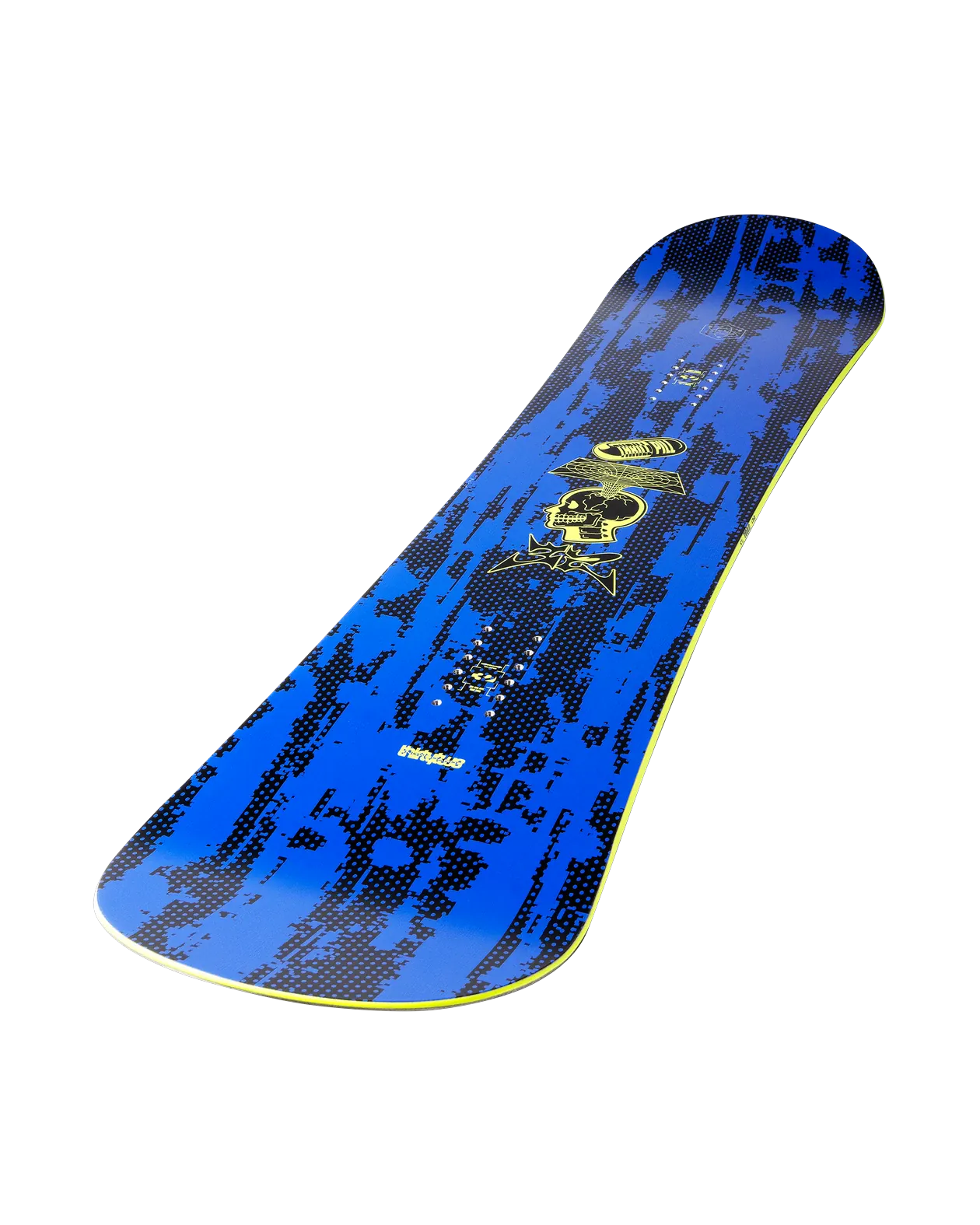 ThirtyTwo Thrill Pill blauw-geel, topsheet schuin van boven