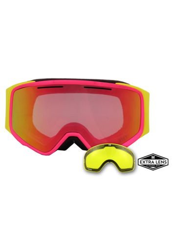 Aphex - Aphex Vortex Pink/Yellow - Revo Red & Spare Lens - GearFreak