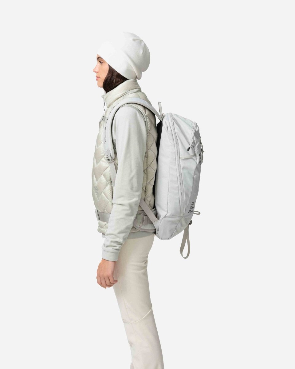 Black Crows Dorsa 22 Backpack mineraalgrijs, achterkant met rugpand