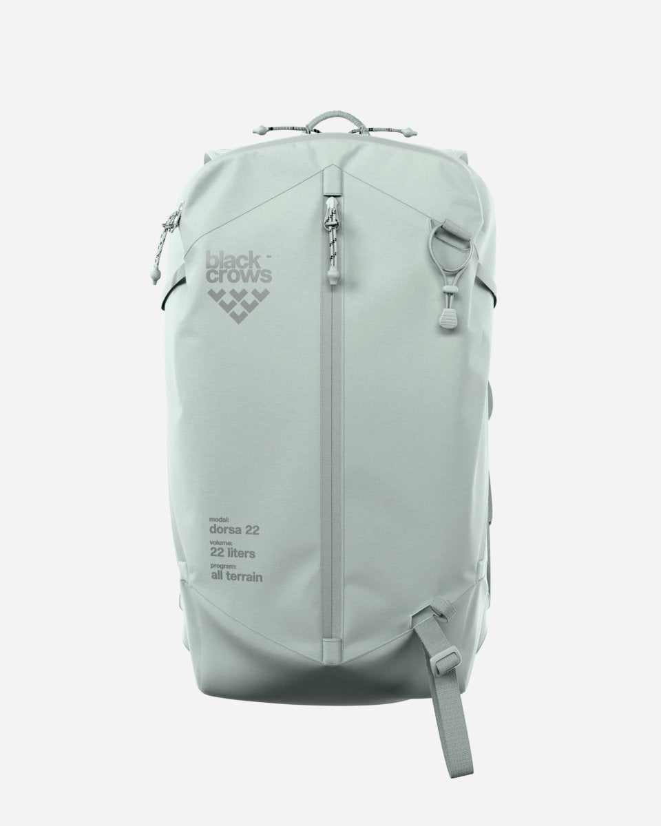 Black Crows Dorsa 22 Backpack mineraalgrijs, vooraanzicht