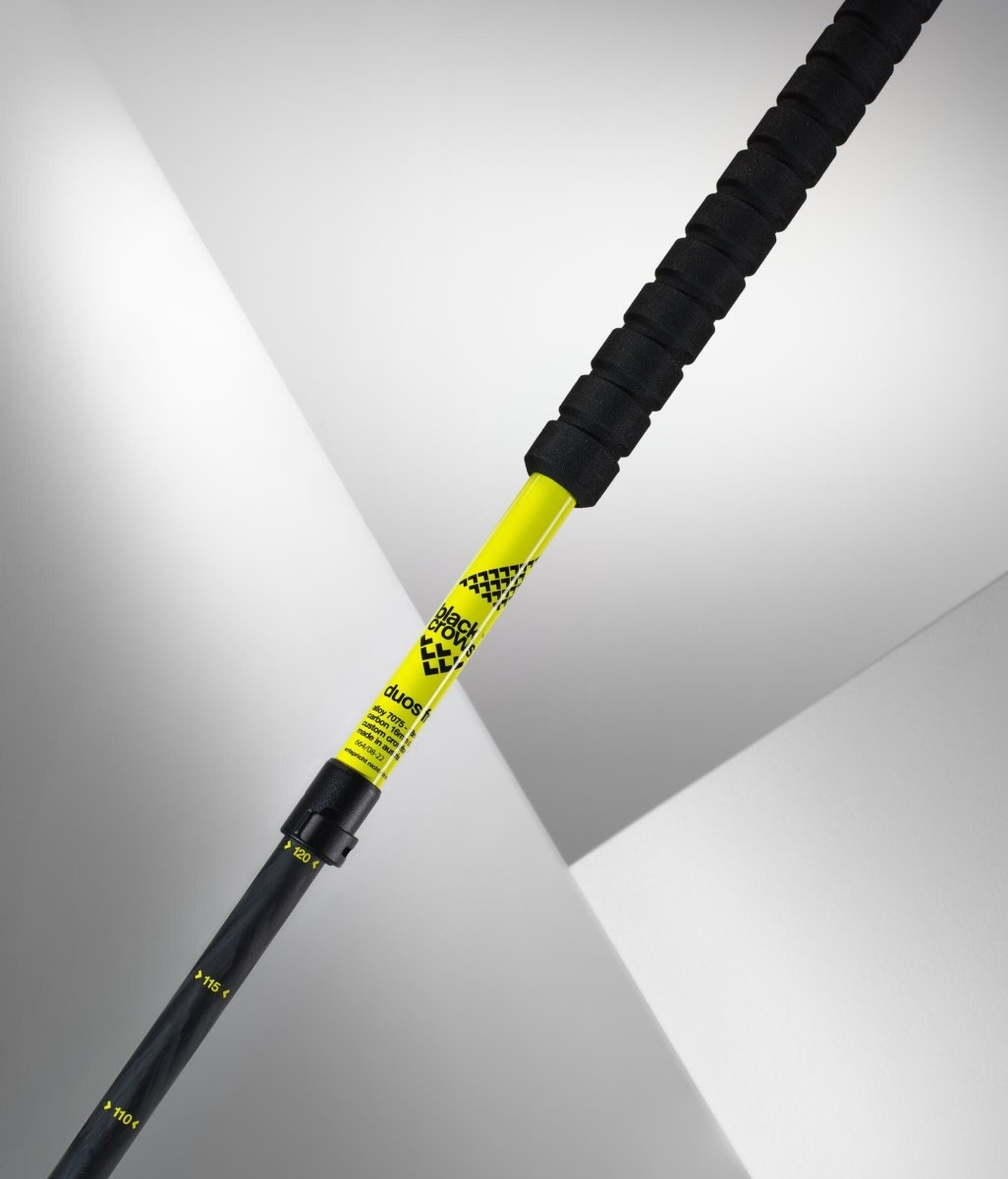 Black Crows Duos Freebird Poles zwart/geel, detailfoto