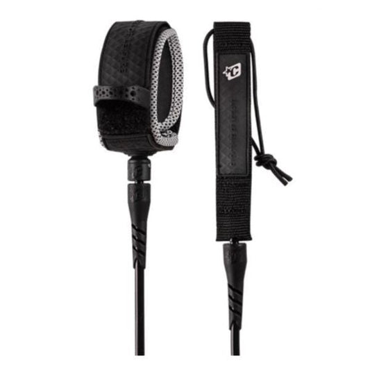 Creatures of Leisure - Pro Surf Leash 7" Black/White - 7'0" - GearFreak