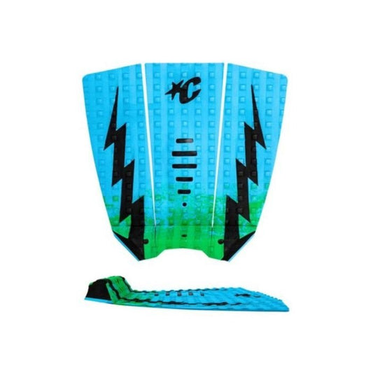 Creatures of Leisure - Tail Pad Mick Fanning Lite Green Fade Cyan Black - GearFreak