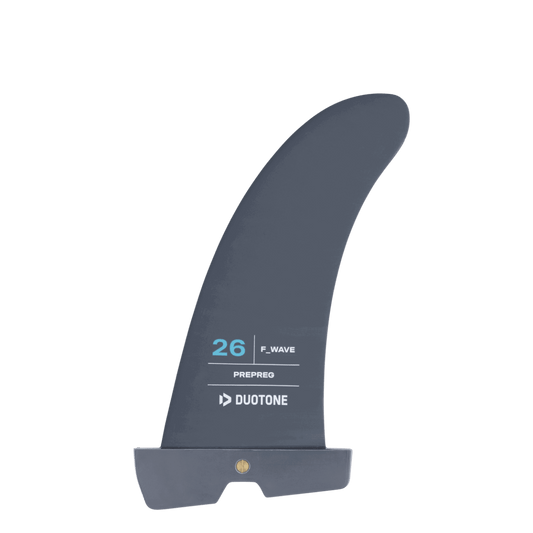 Duotone - Fin F Wave Single - Black/Turquoise - GearFreak