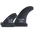 Duotone - Fin Set Quad - Black/Turquoise - GearFreak