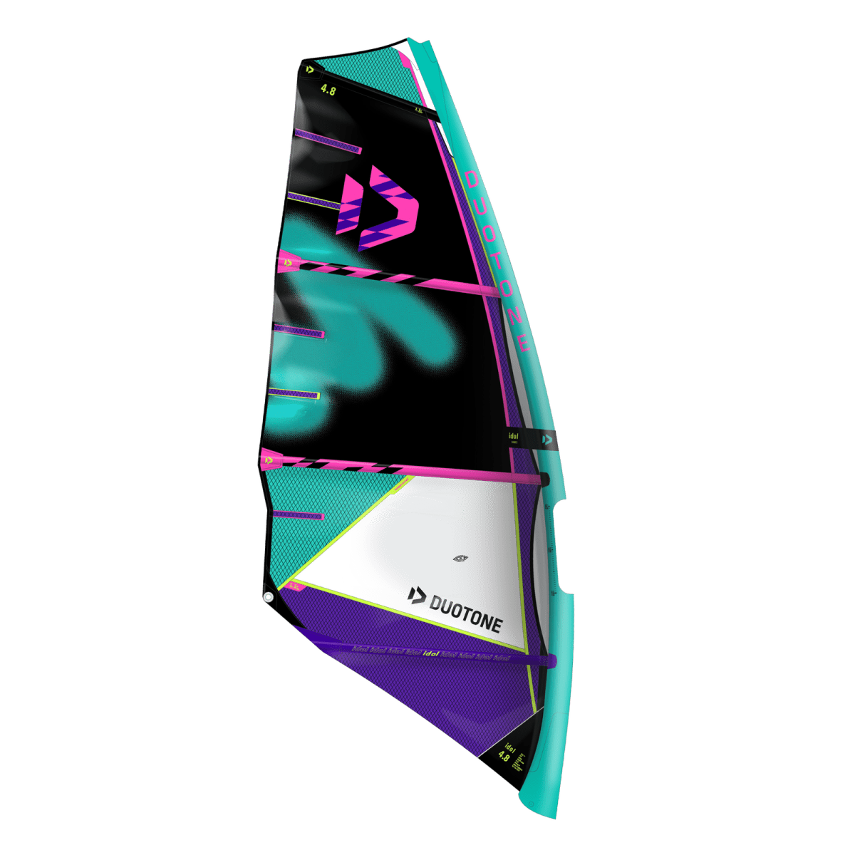 Duotone Idol LTD 2025 freestyle zeil Black/Pistachio