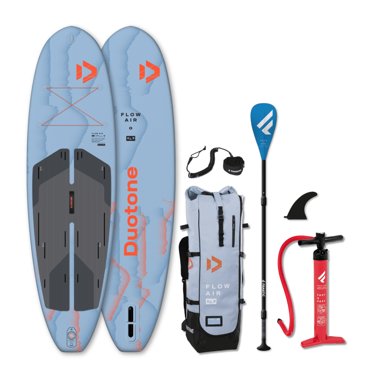 Duotone iSUP Package Flow Air SLS - opblaasbare allround SUP set