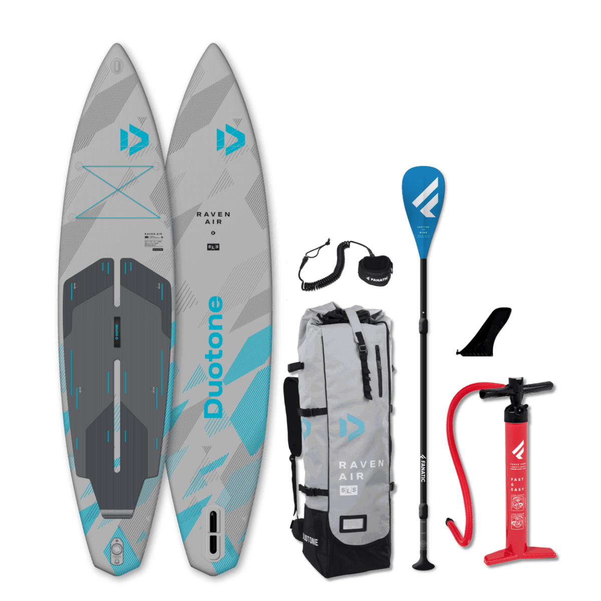 Duotone iSUP Package Raven Air SLS - opblaasbare touring race SUP set