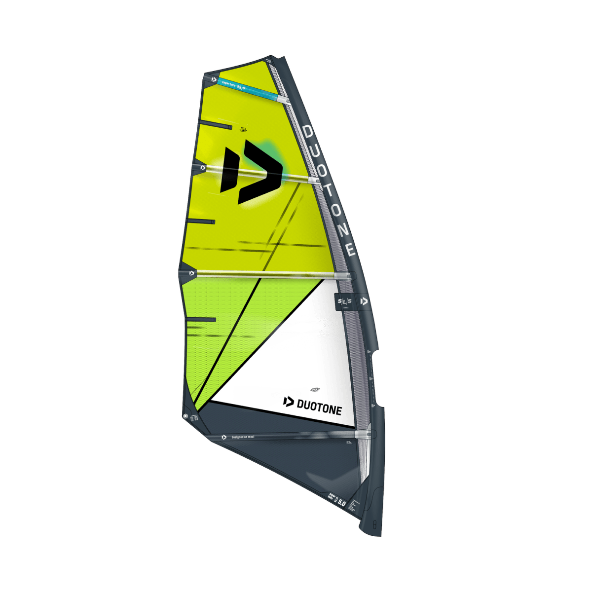 Duotone Super_Hero SLS 2026 wave zeil Yellow/Grey