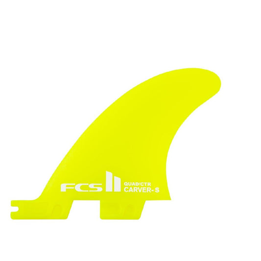 FCS - II Carver Neo Glass Quad Rear Fin Set S - Smoke - GearFreak