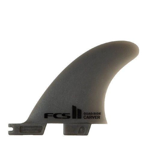 FCS - II Carver Neo Glass Quad Rear Fin Set S - Smoke - GearFreak