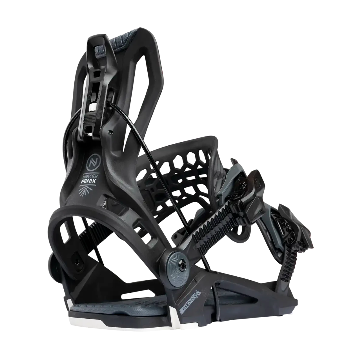 Flow Fenix Black, driekwart achteraanzicht