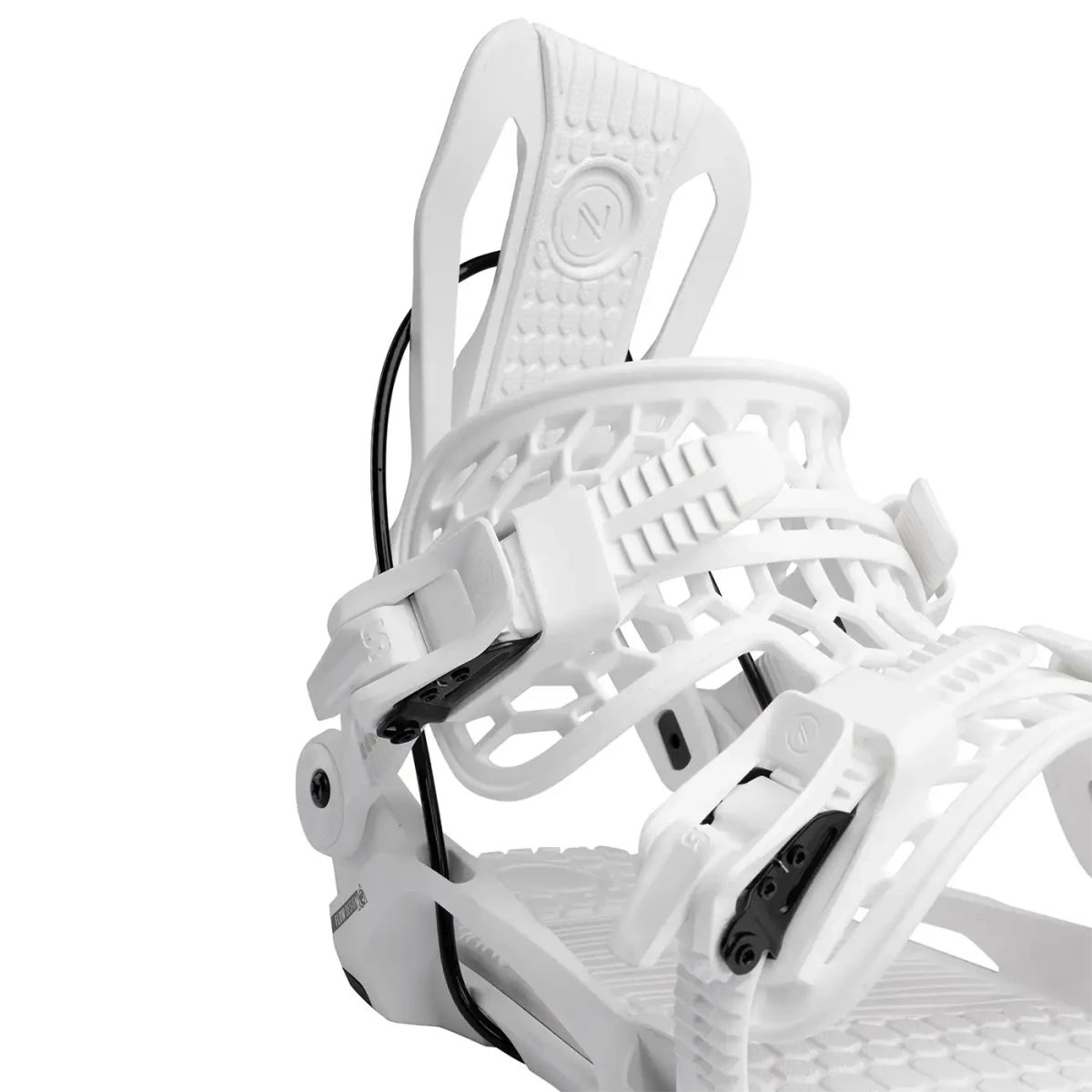 Flow Fenix White, detail van de enkelstrap en sluiting
