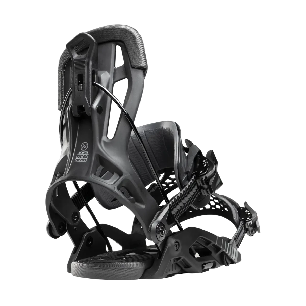 Flow Fuse Hybrid Black, driekwart achteraanzicht