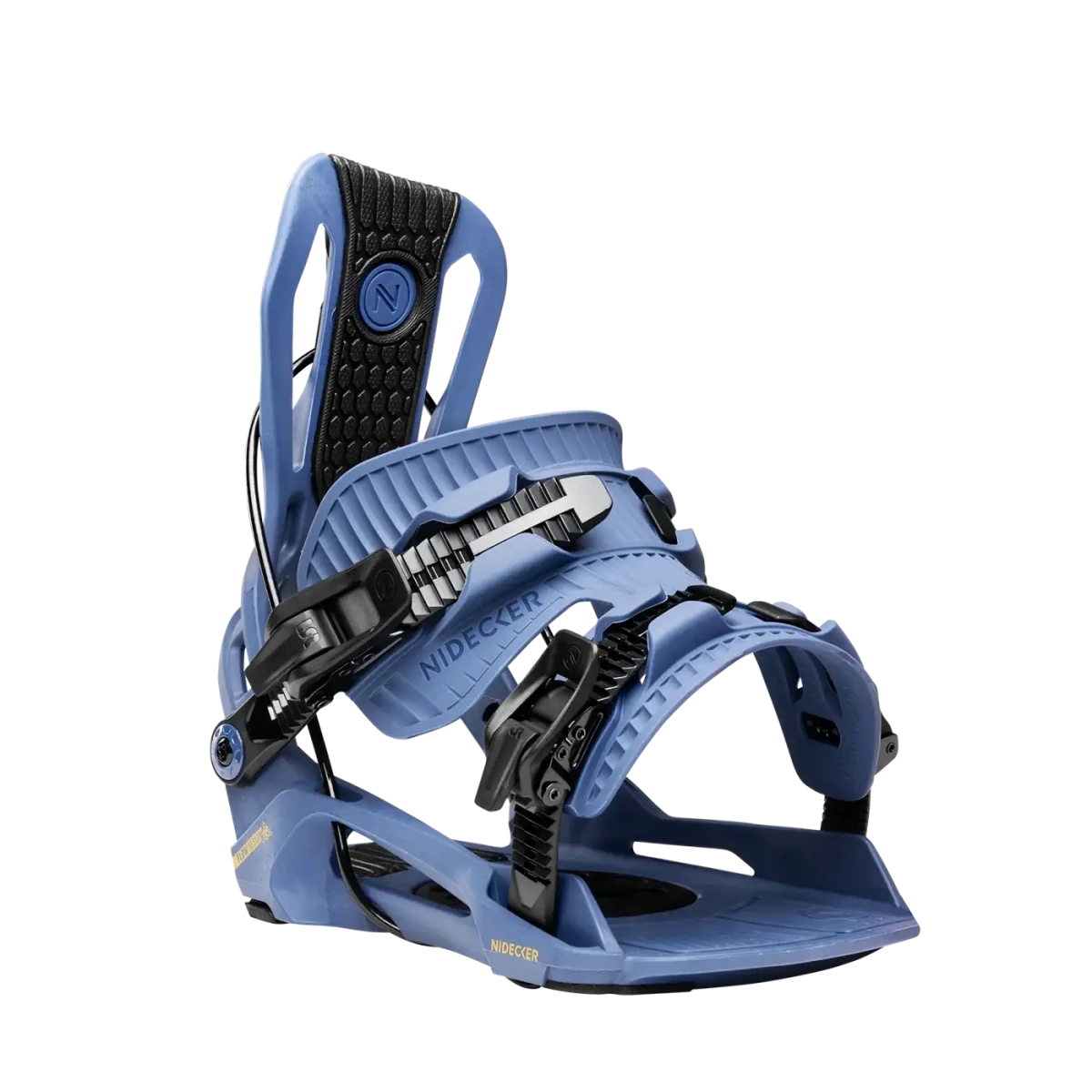 Flow Nexus Midnight, driekwart vooraanzicht met neergeklapte highback