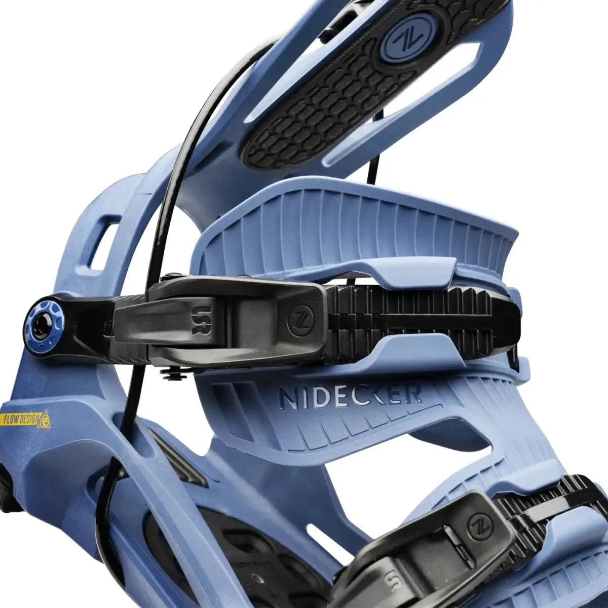 Flow Nexus Midnight, detail van de enkelstrap en sluiting