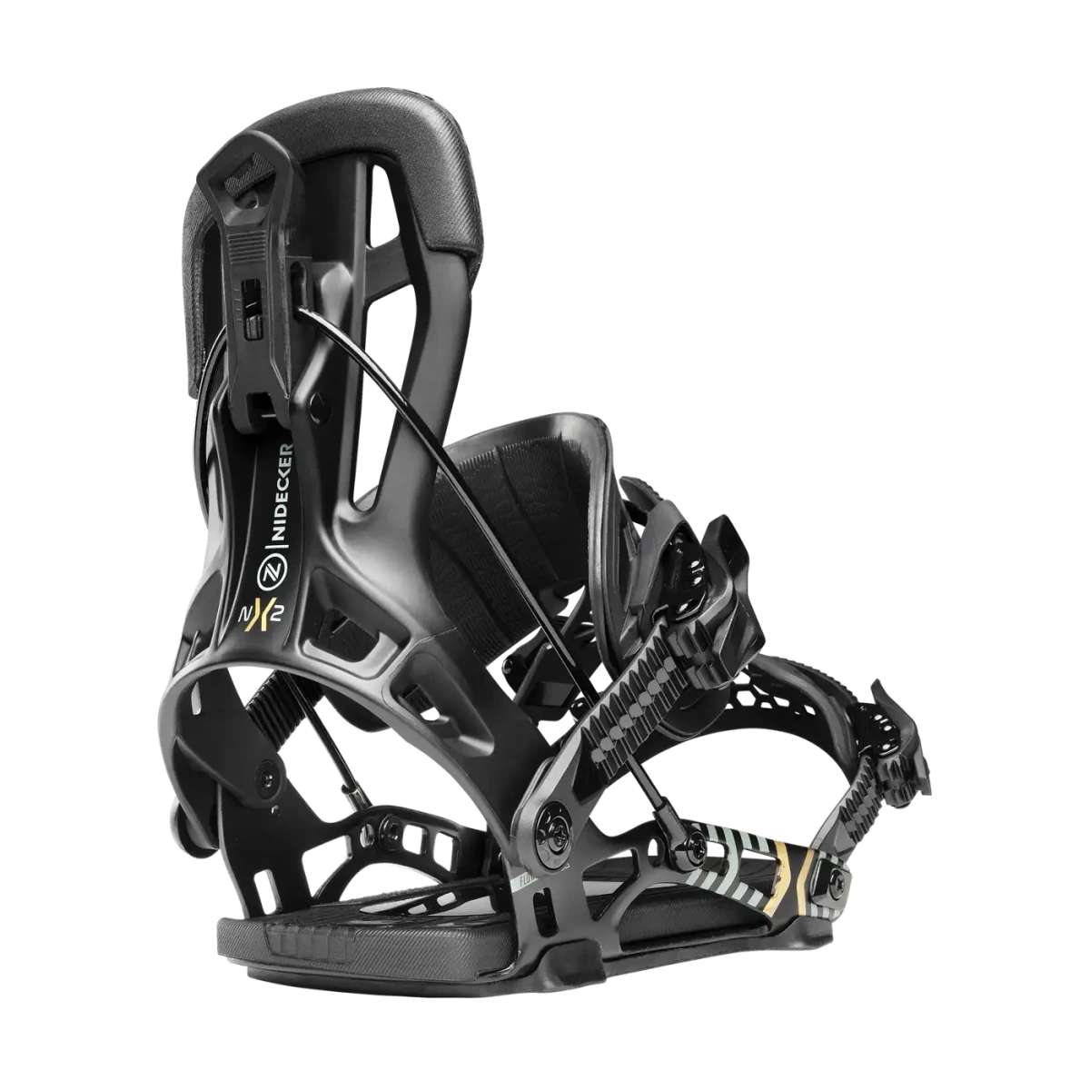 Flow NX2 Hybrid Black, driekwart achteraanzicht