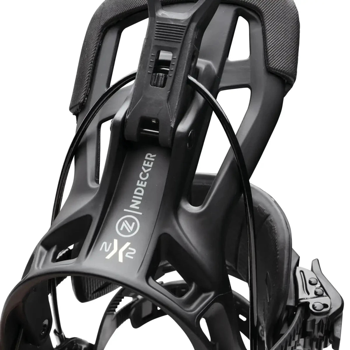 Flow NX2 Hybrid Black, detail van de highback