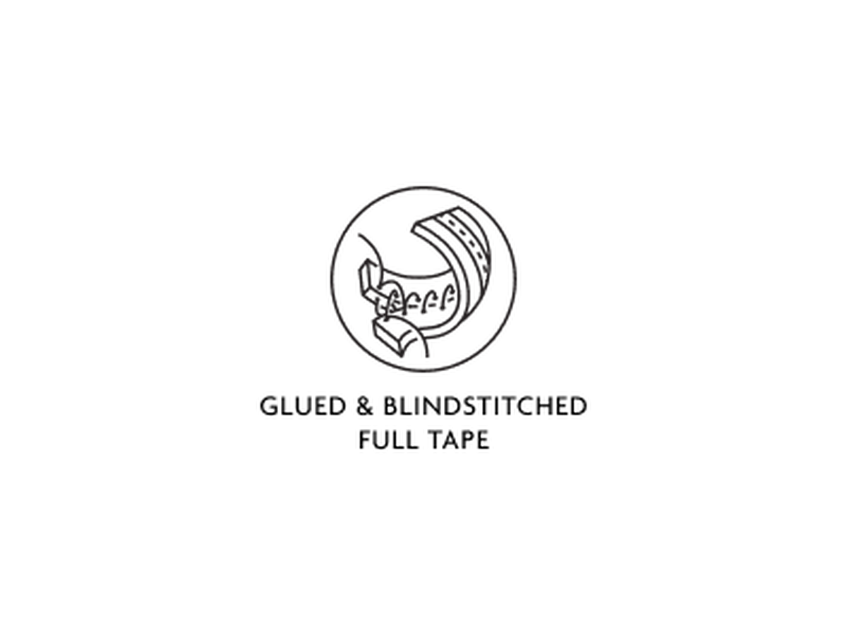 O'Neill-icoon Gelijmde en blindgestikte naden