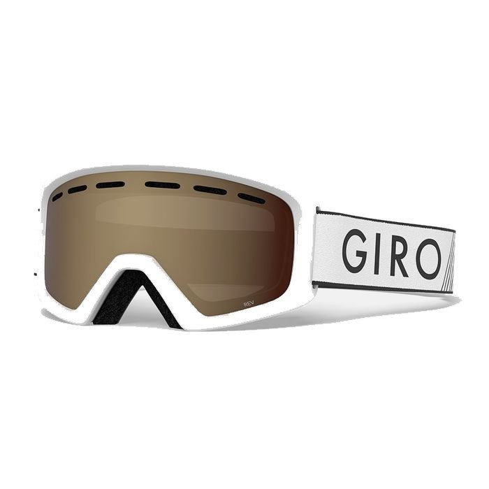 Giro - Rev White Zoom + Amber Rose Lens Jr - GearFreak