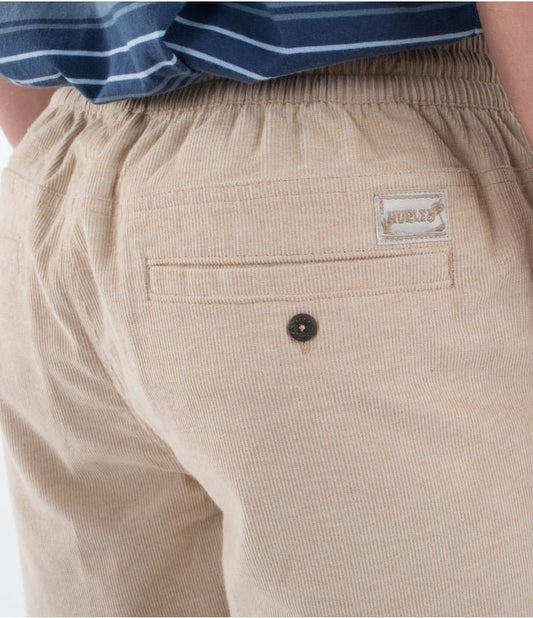 Hurley - Baja Cord Volley 17" Walkshort | Hazelnut - S - GearFreak