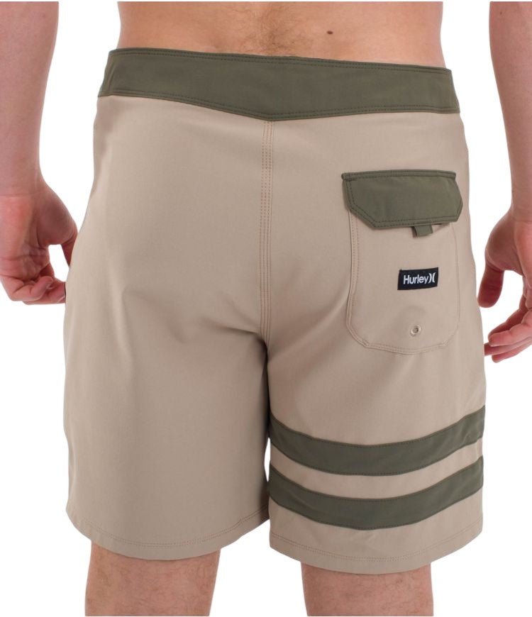 Hurley - Block Party 18" Boardshort | Khaki - 28 - GearFreak